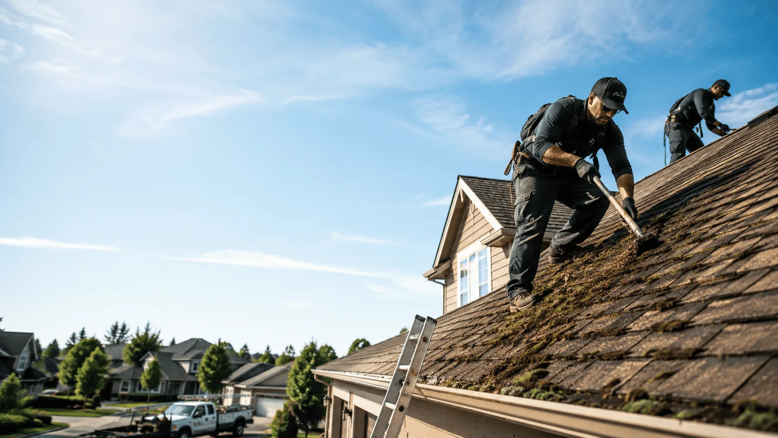 Roof Moss Removal in Oquossoc, ME near me
